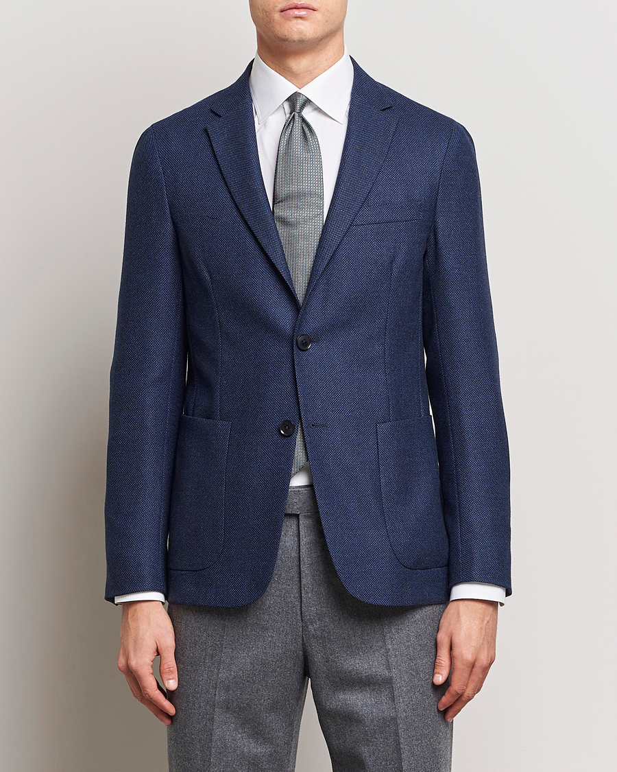 Herren | Sakkos | Zegna | Unconstructed Wool Blazer Navy