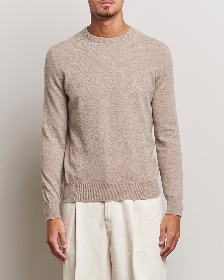 Herren | Pullover | Zegna | Oasi Cashmere Crew Neck Beige