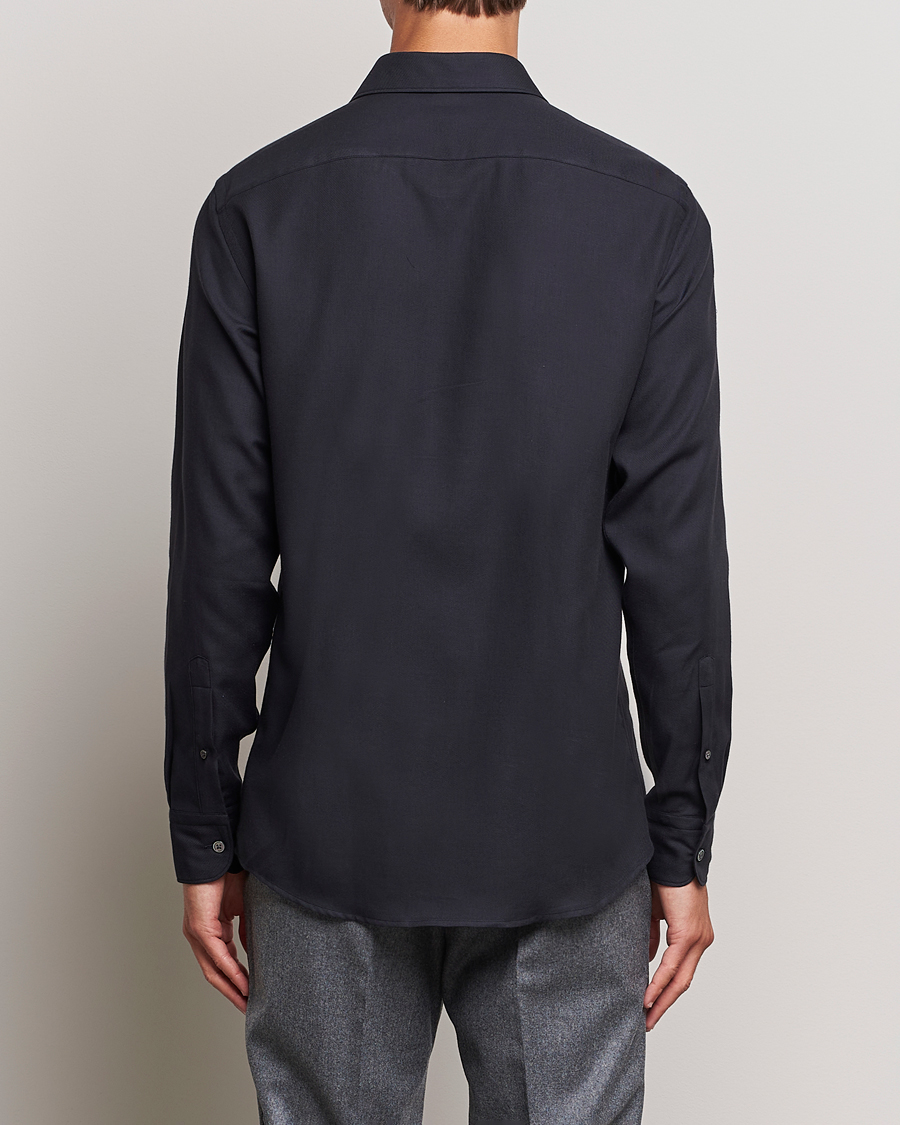 Herren | Hemden | Zegna | Cotton/Cashmere Casual Shirt Navy