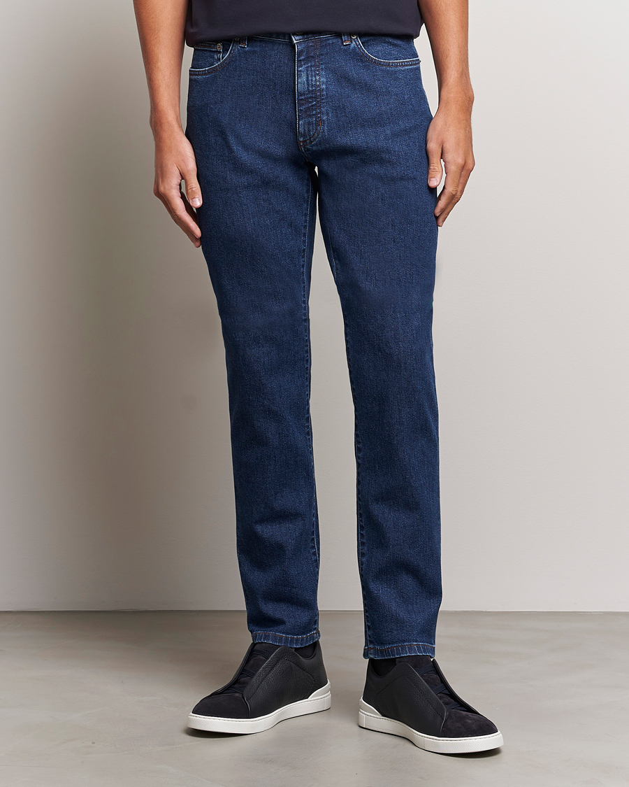 Herren | Jeans | Zegna | 5-Pocket Denim Pants Stone Wash