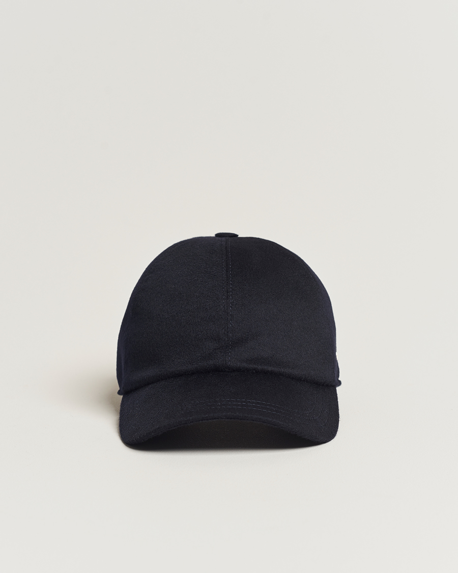 Herren | Zegna Cashmere Baseball Cap Navy | Zegna | Cashmere Baseball Cap Navy