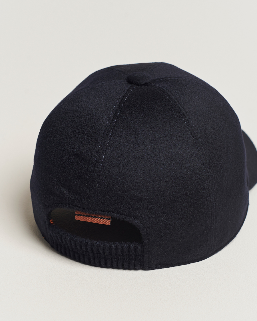 Herren | Zegna Cashmere Baseball Cap Navy | Zegna | Cashmere Baseball Cap Navy