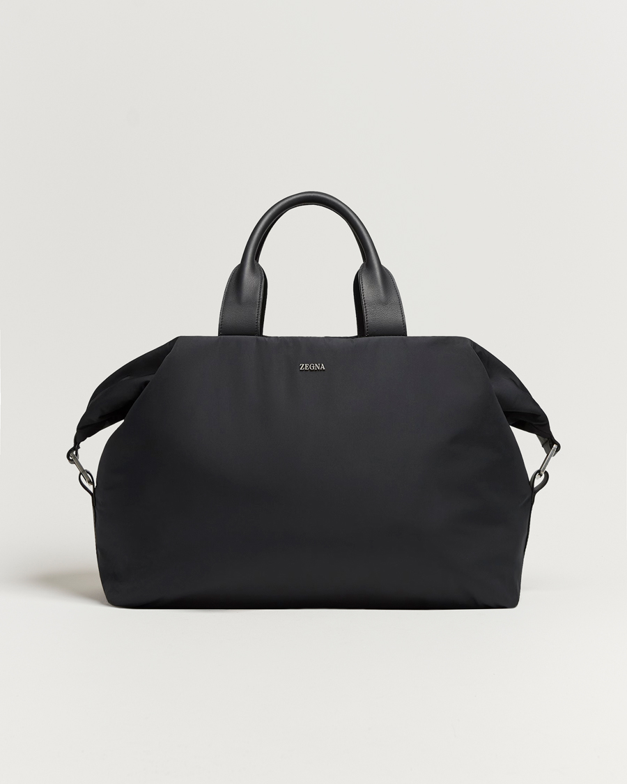 Herren | Zegna Luxury Nylon Holdall Black | Zegna | Luxury Nylon Holdall Black