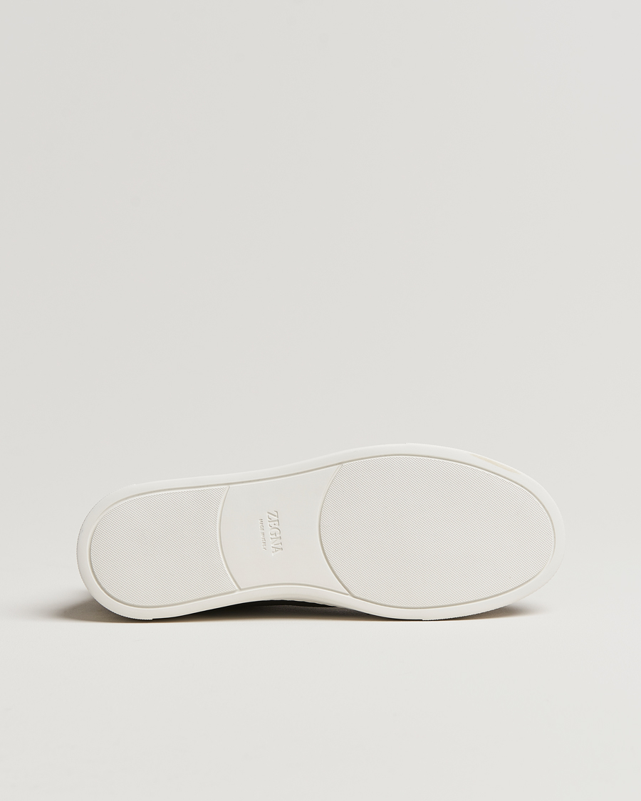 Herren | Zegna Triple Stitch Bi-Material Sneakers Navy | Zegna | Triple Stitch Bi-Material Sneakers Navy