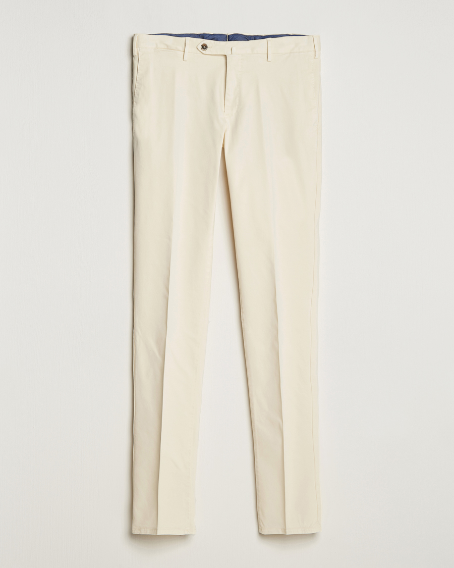 Herren | Hosen | PT01 | Slim Fit Cotton Stretch Chinos Off White