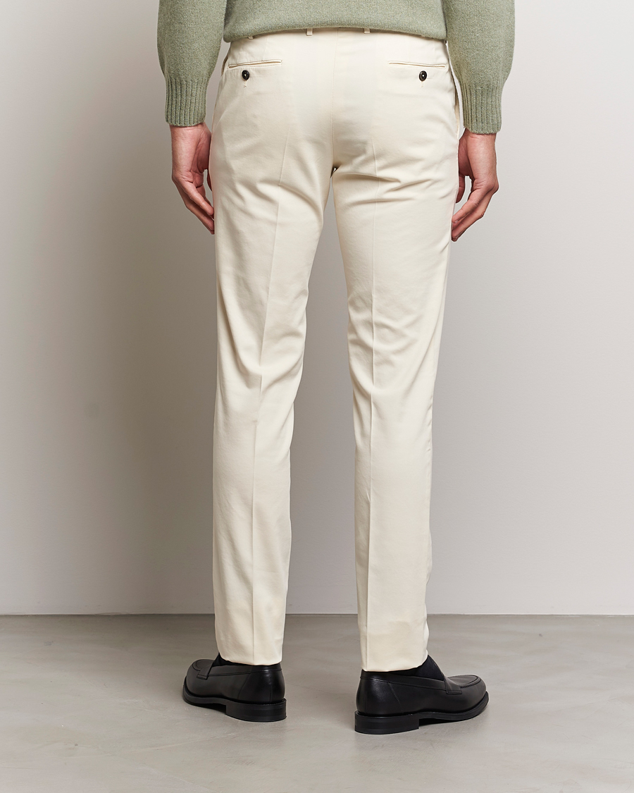 Herren | Hosen | PT01 | Slim Fit Cotton Stretch Chinos Off White