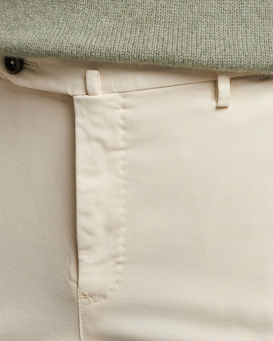 Herren | Hosen | PT01 | Slim Fit Cotton Stretch Chinos Off White