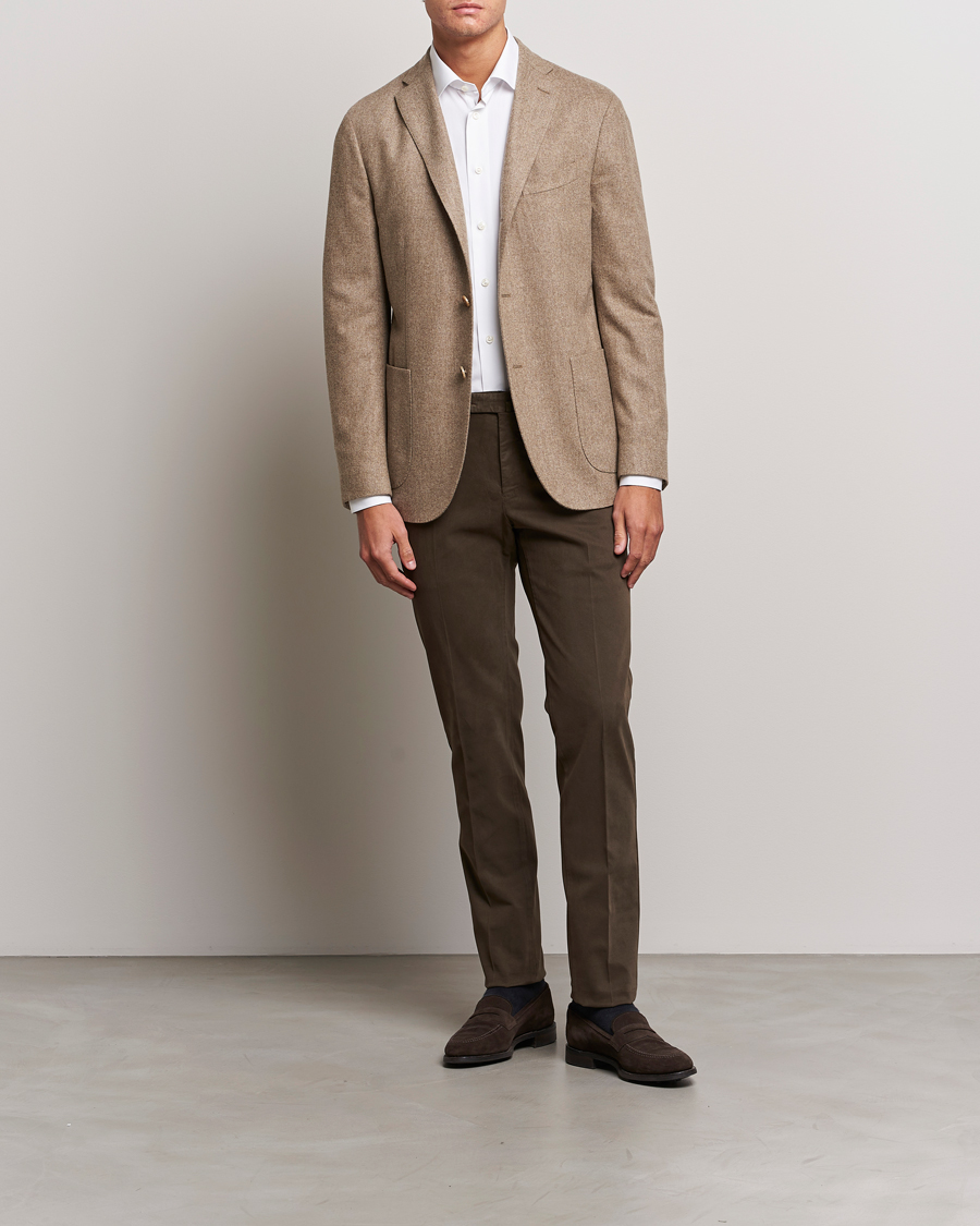 Herren | Hosen | PT01 | Slim Fit Cotton Stretch Chinos Dark Brown