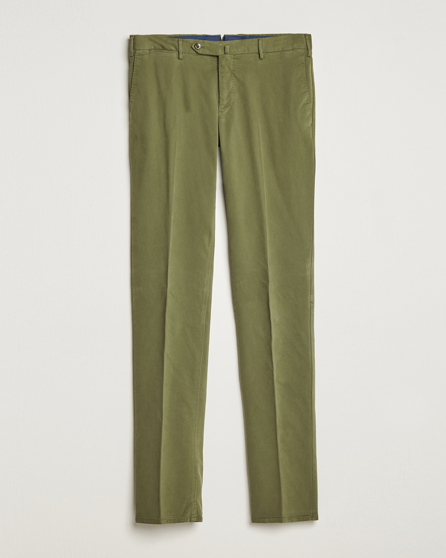 Herren | Hosen | PT01 | Slim Fit Cotton Stretch Chinos Dark Green