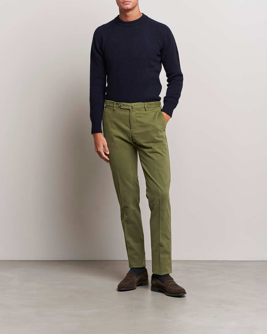 Herren | Hosen | PT01 | Slim Fit Cotton Stretch Chinos Dark Green