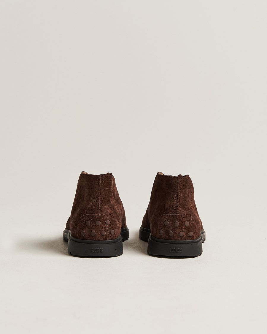 Herren | Boots | Tod's | Polacco Chukka Boots Dark Brown Suede