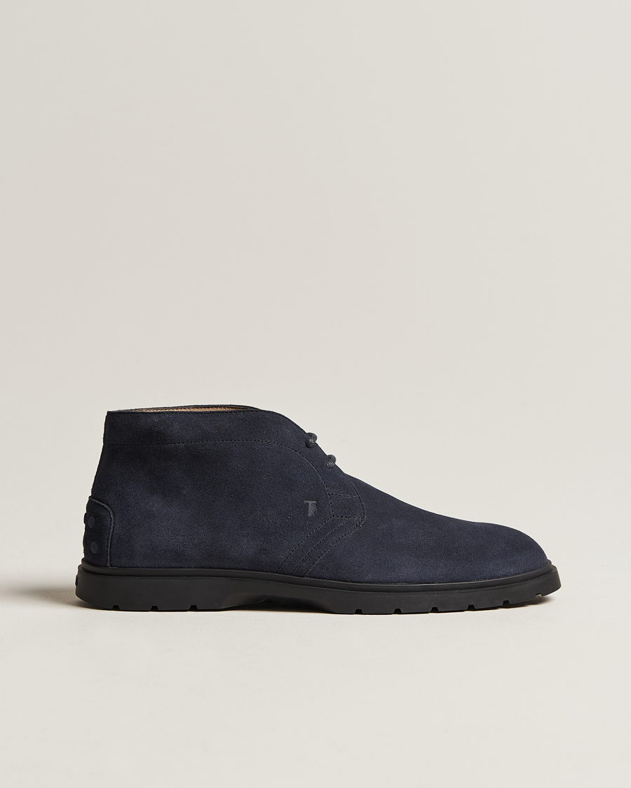Herren | Tod's Polacchino Chukka Boots Midnight Suede | Tod's | Polacchino Chukka Boots Midnight Suede