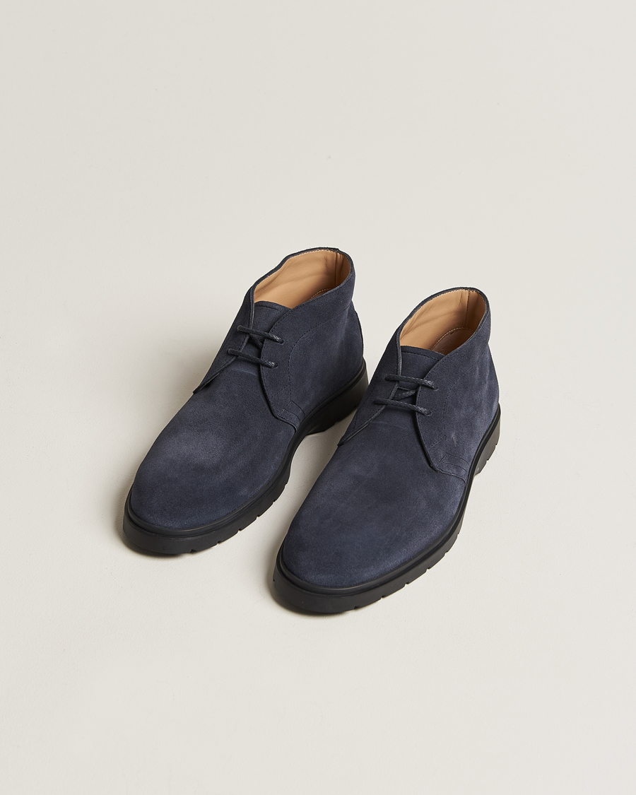 Herren | Tod's Polacchino Chukka Boots Midnight Suede | Tod's | Polacchino Chukka Boots Midnight Suede