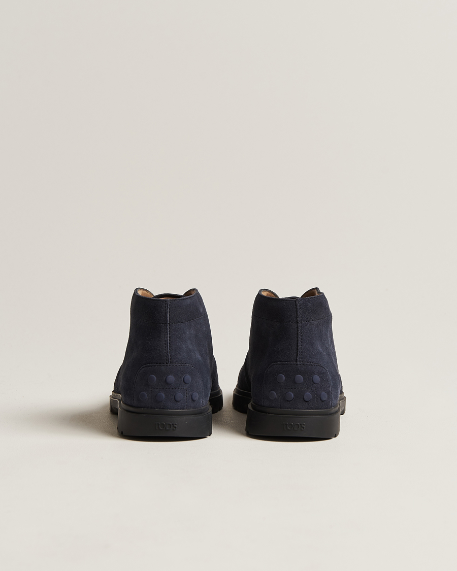 Herren | Tod's Polacchino Chukka Boots Midnight Suede | Tod's | Polacchino Chukka Boots Midnight Suede
