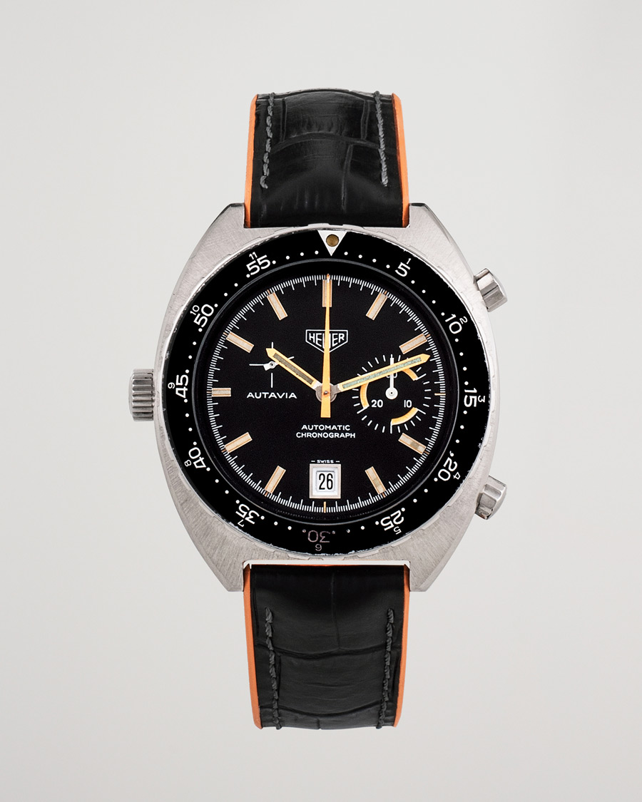 Herren | Pre-Owned & Vintage Watches | Heuer Pre-Owned | Autavia 15630 MH Orange Boy Steel Black