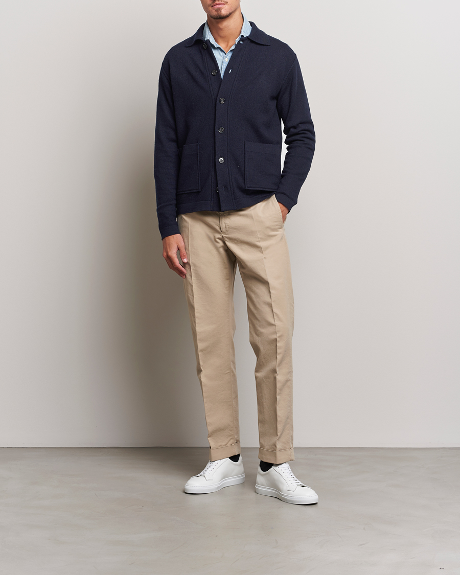 Herren | Pullover | Altea | Wool Chore Jacket Navy