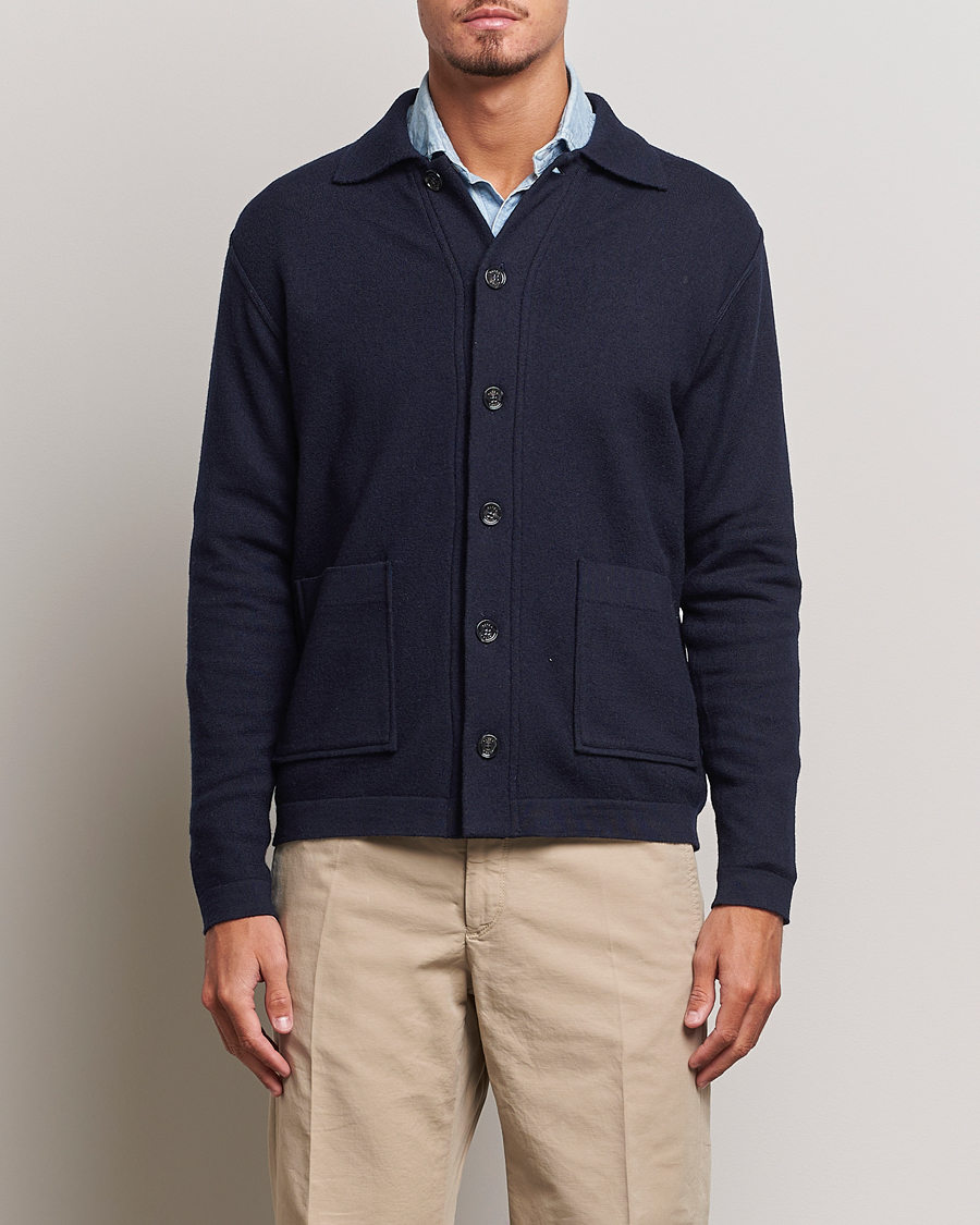 Herren | Pullover | Altea | Wool Chore Jacket Navy