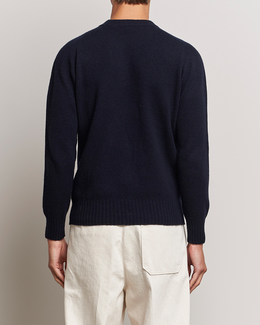 Herren | Pullover | Altea | Wool/Cashmere Crew Neck Pullover Navy