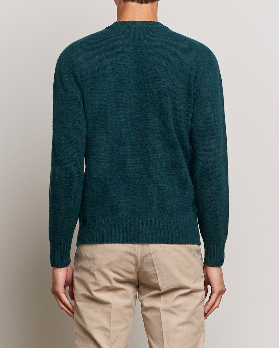 Herren | Pullover | Altea | Wool/Cashmere Crew Neck Pullover Dark Green