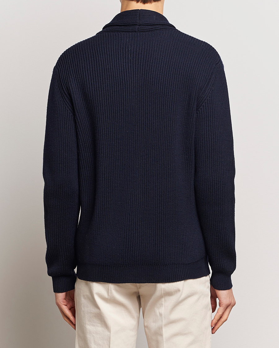 Herren | Pullover | Altea | Shawl Collar Cardigan Navy