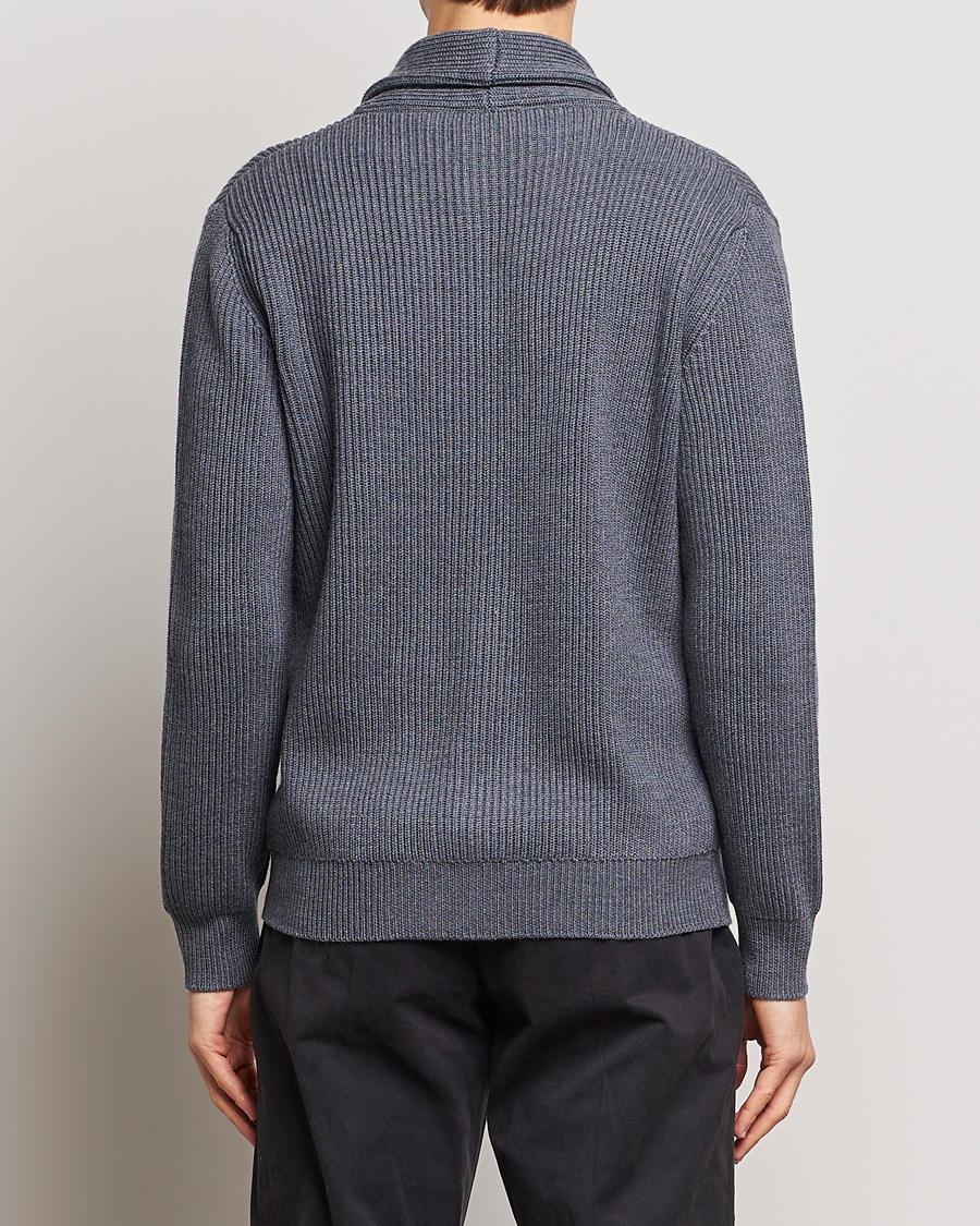 Herren | Pullover | Altea | Shawl Collar Cardigan Charcoal