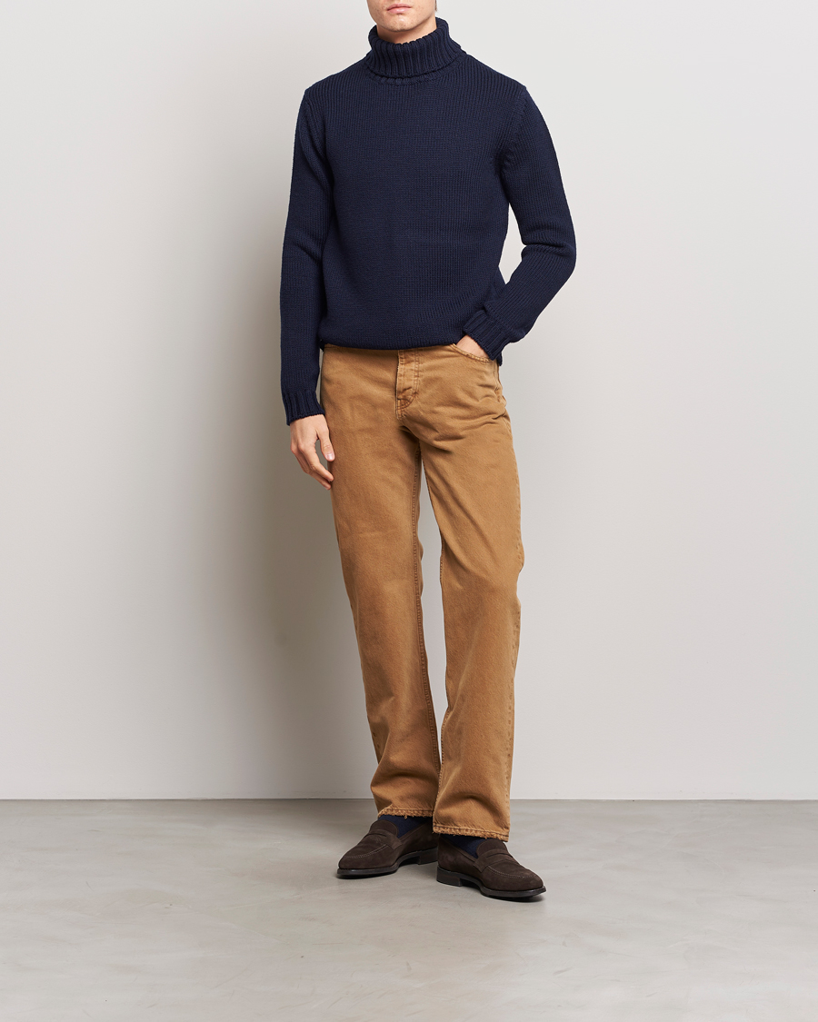 Herren | Pullover | Massimo Alba | Karl Knit Rollneck Navy