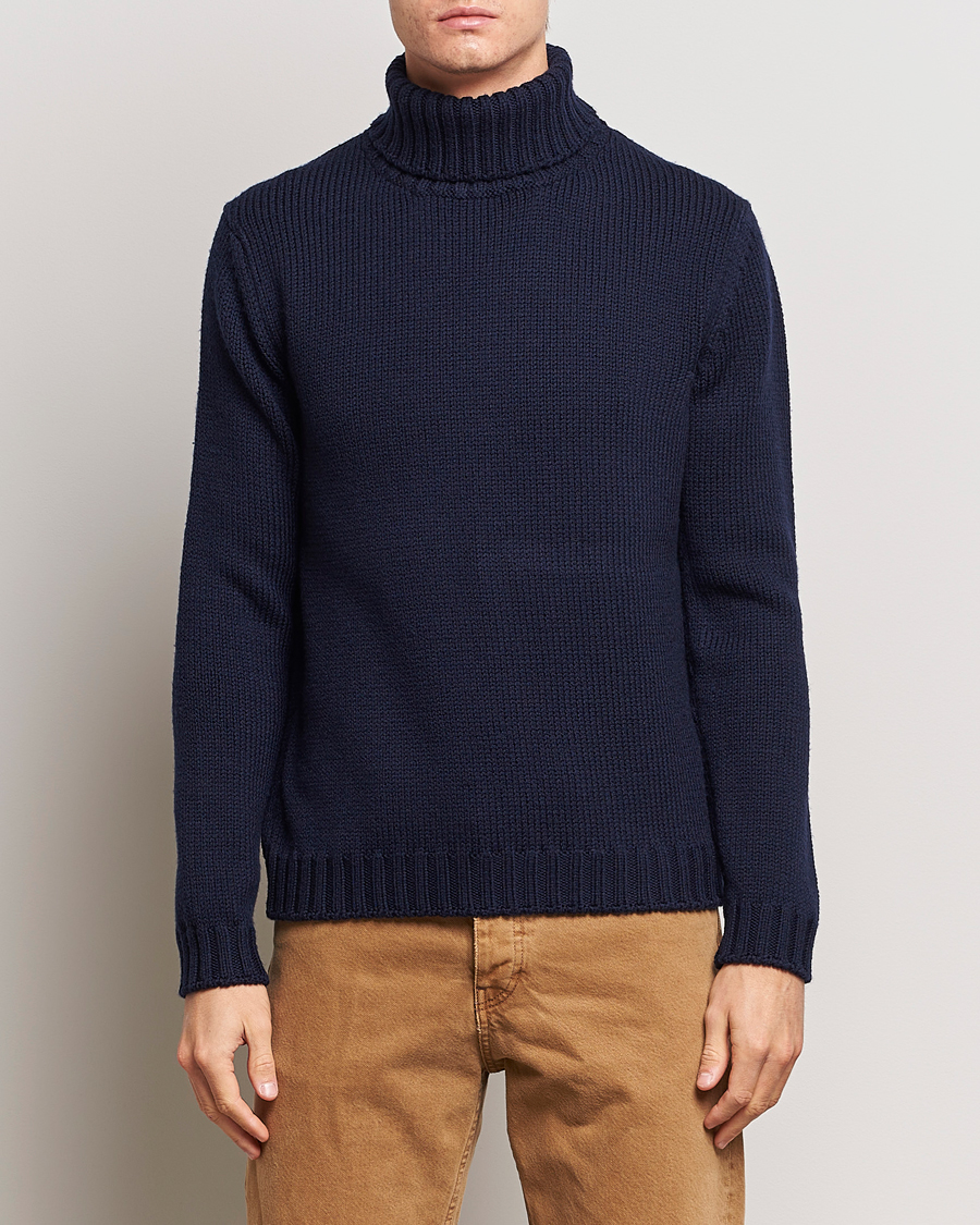 Herren | Pullover | Massimo Alba | Karl Knit Rollneck Navy