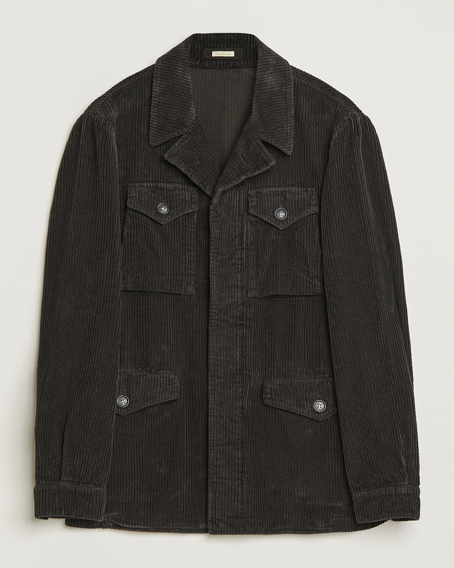 Herren | Jacken | Massimo Alba | Velvet Corduroy Field Jacket Carob