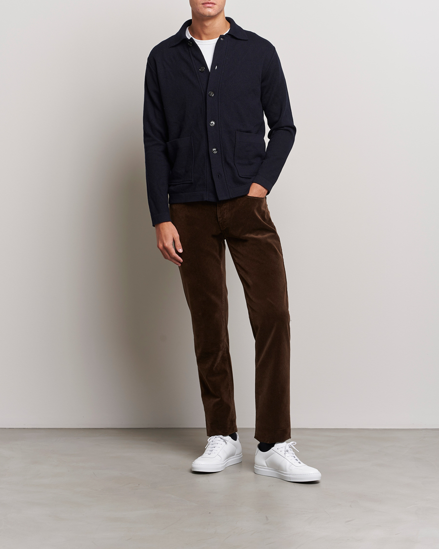 Herren | Hosen | Massimo Alba | Regular Fit Velvet 5-Pocket Pants Chestnut