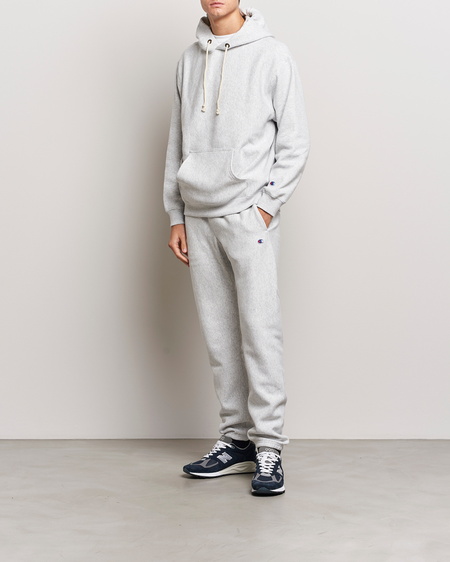 Herren | Pullover | Champion | Reverse Weave Soft Fleece Hoodie Grey Melange