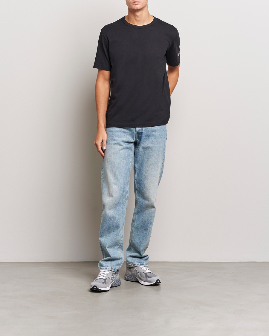 Herren | T-Shirts | Champion | Jersey Crew Neck T-shirt Black Beauty