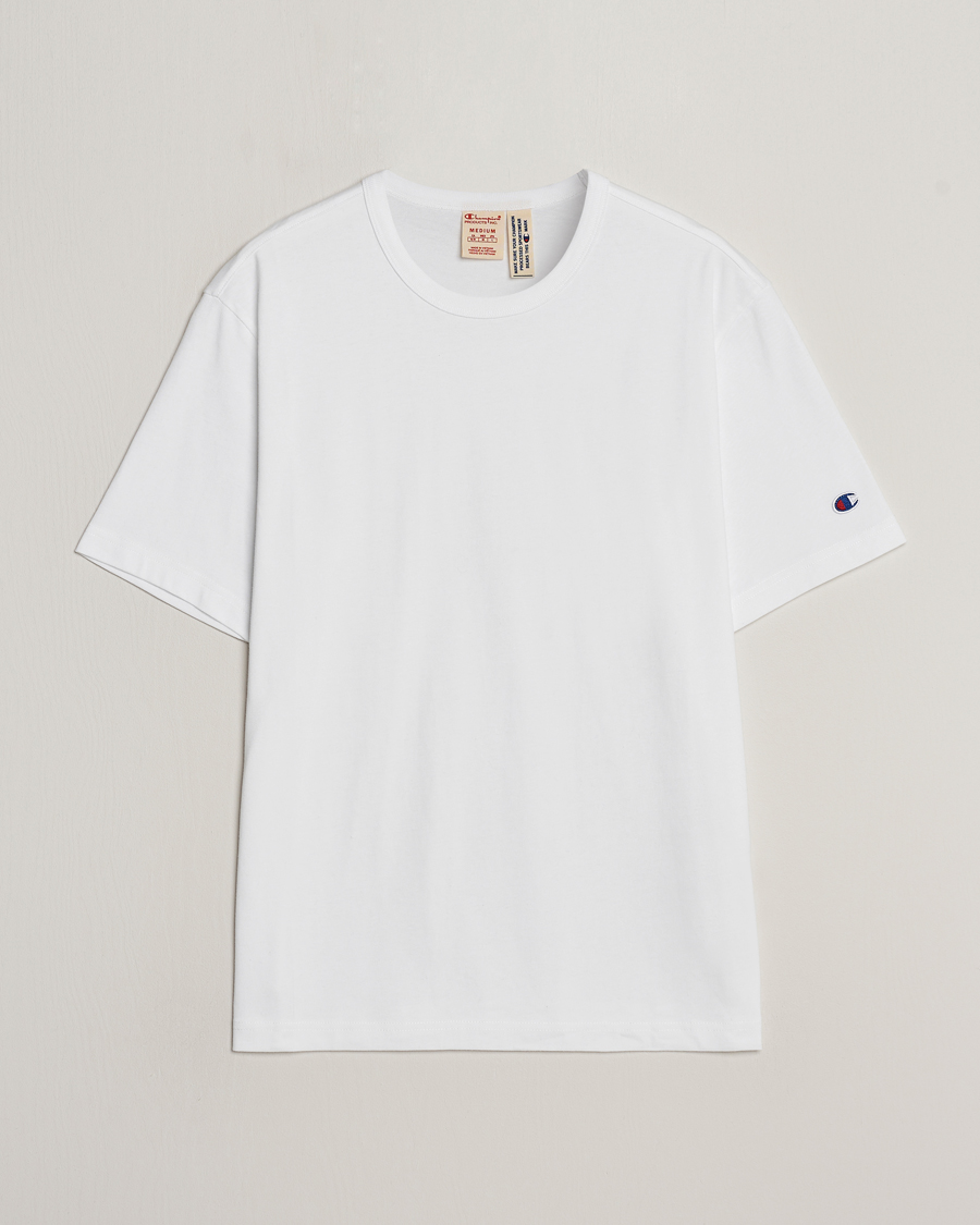 Herren | T-Shirts | Champion | Jersey Crew Neck T-shirt White