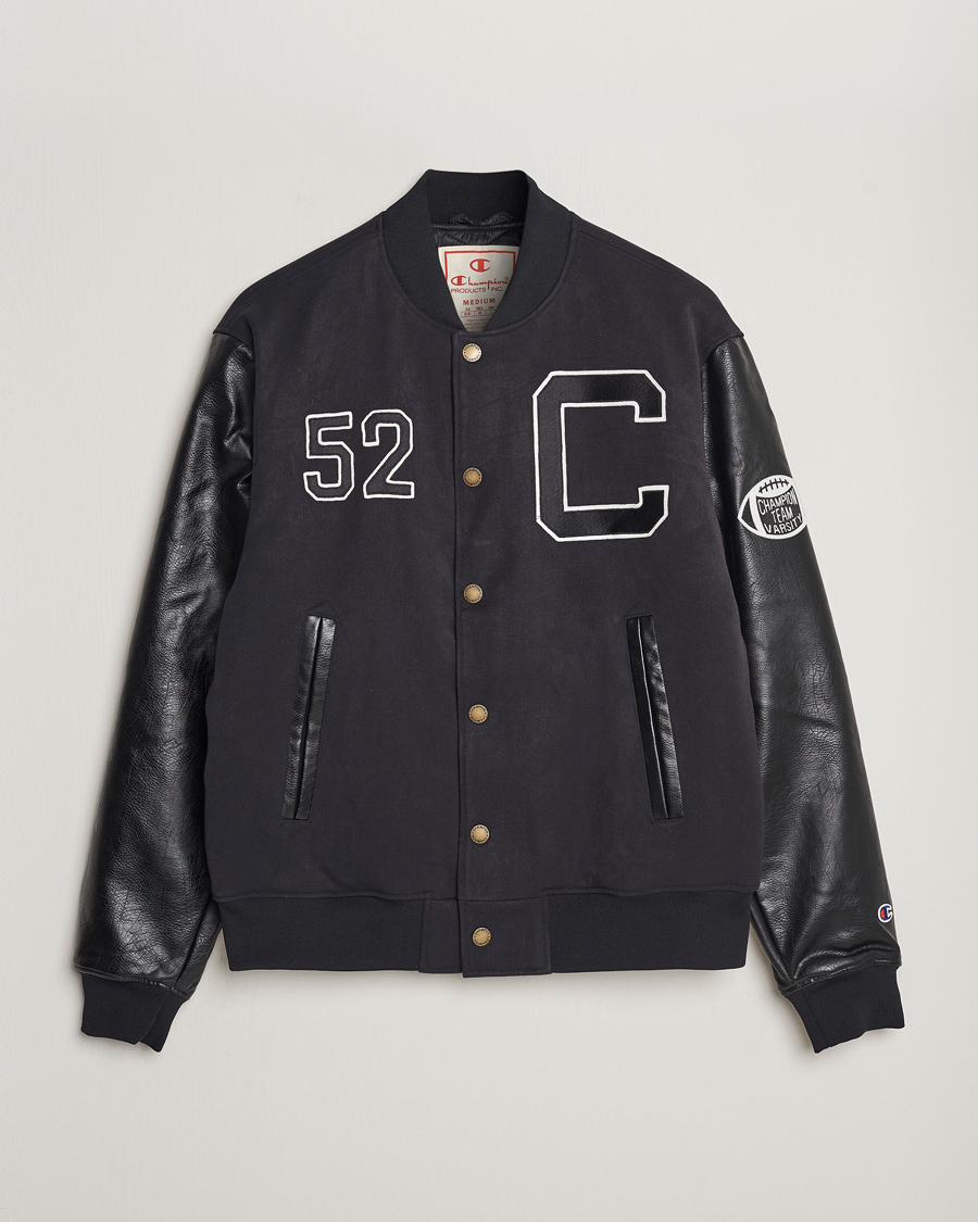 Herren | Jacken | Champion | Archive Varsity Bomber Jacket Black Beauty