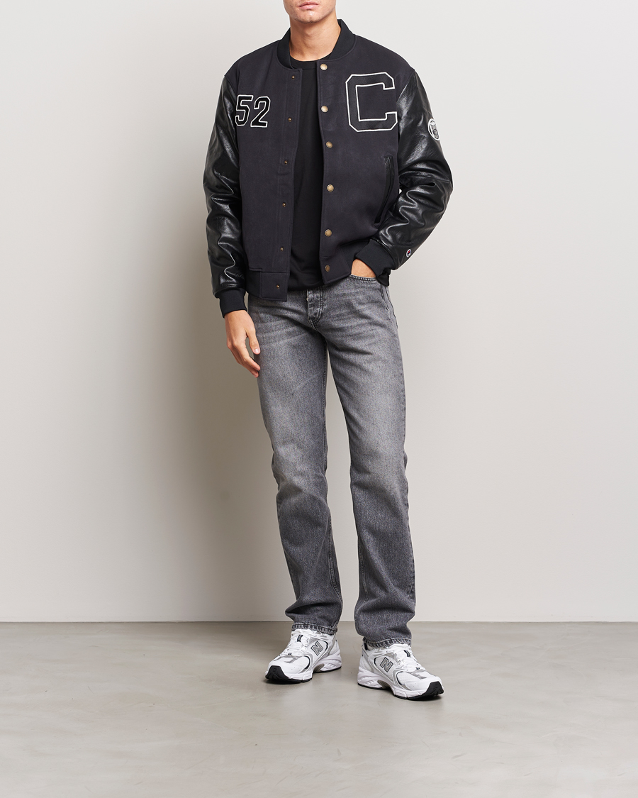 Herren | Jacken | Champion | Archive Varsity Bomber Jacket Black Beauty