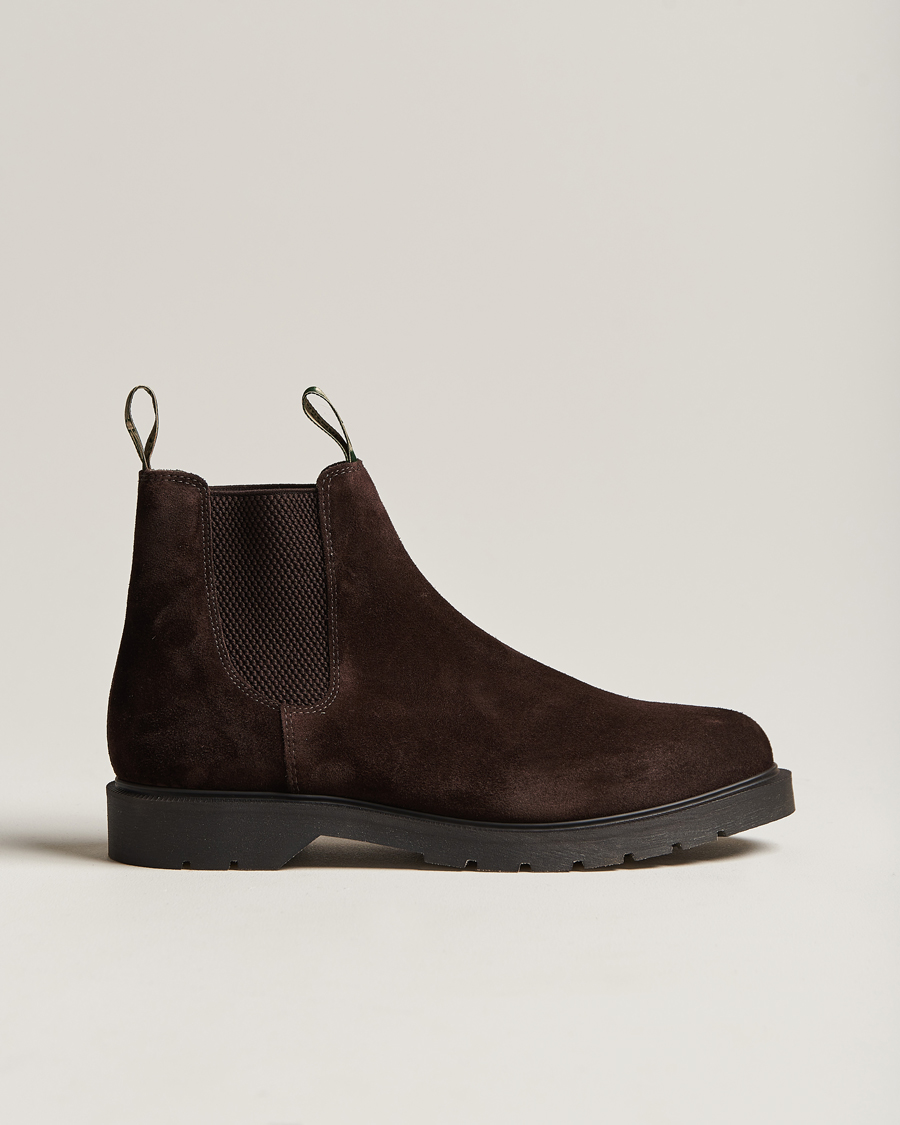 Herren | Boots | Loake Shoemakers | Mccauley Heat Sealed Chelsea Brown Suede