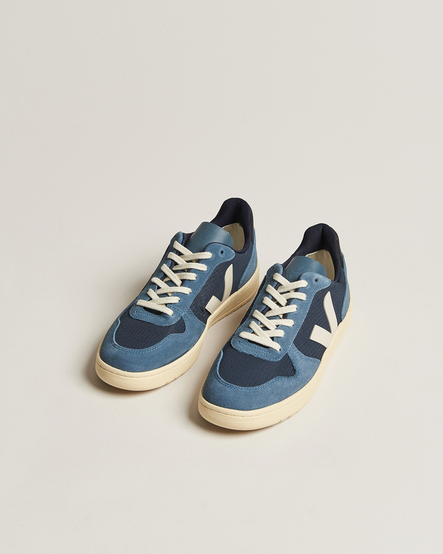 Herren | Veja V-10 Ripstop Leather Sneaker Nautico Pierre | Veja | V-10 Ripstop Leather Sneaker Nautico Pierre