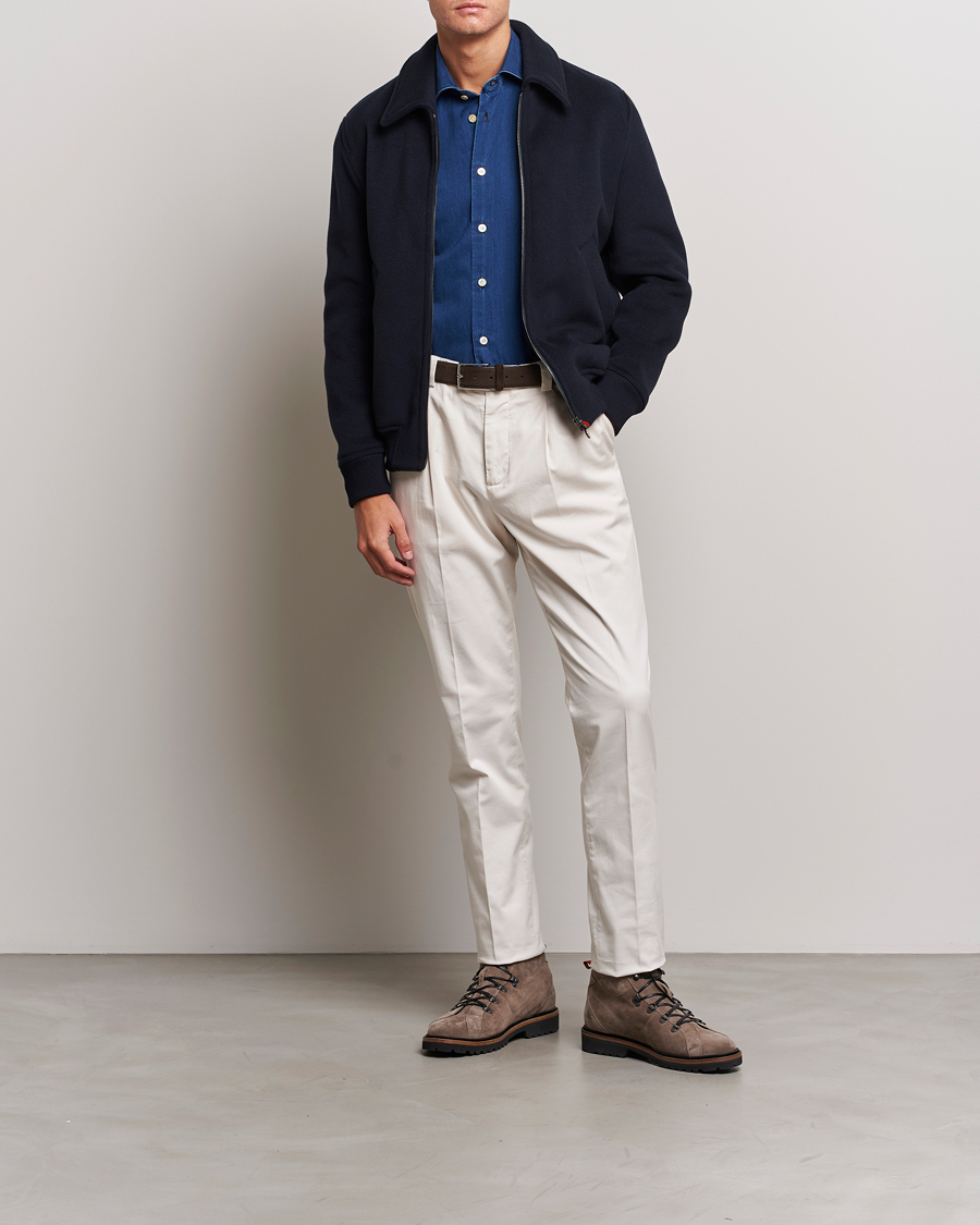 Herren | Jacken | Kiton | Wool/Cashmere Bomber Jacket Navy