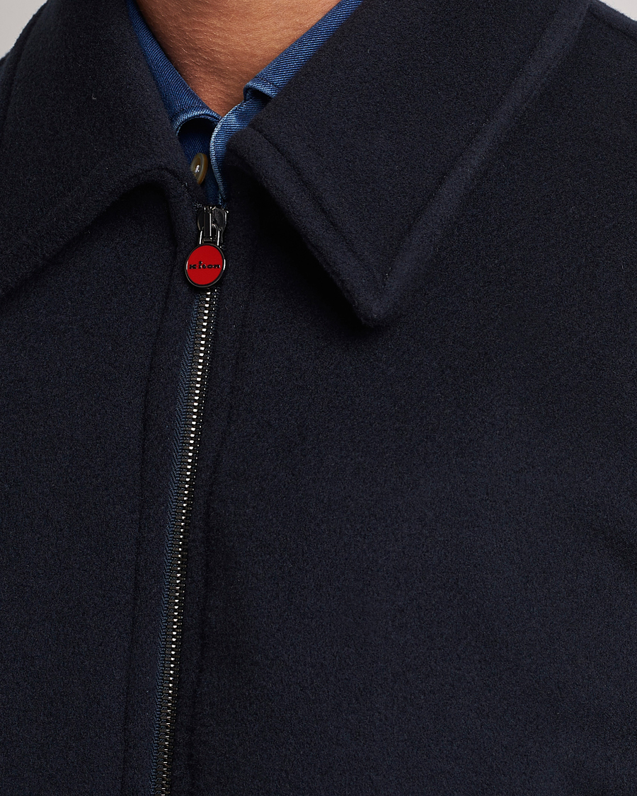 Herren | Jacken | Kiton | Wool/Cashmere Bomber Jacket Navy