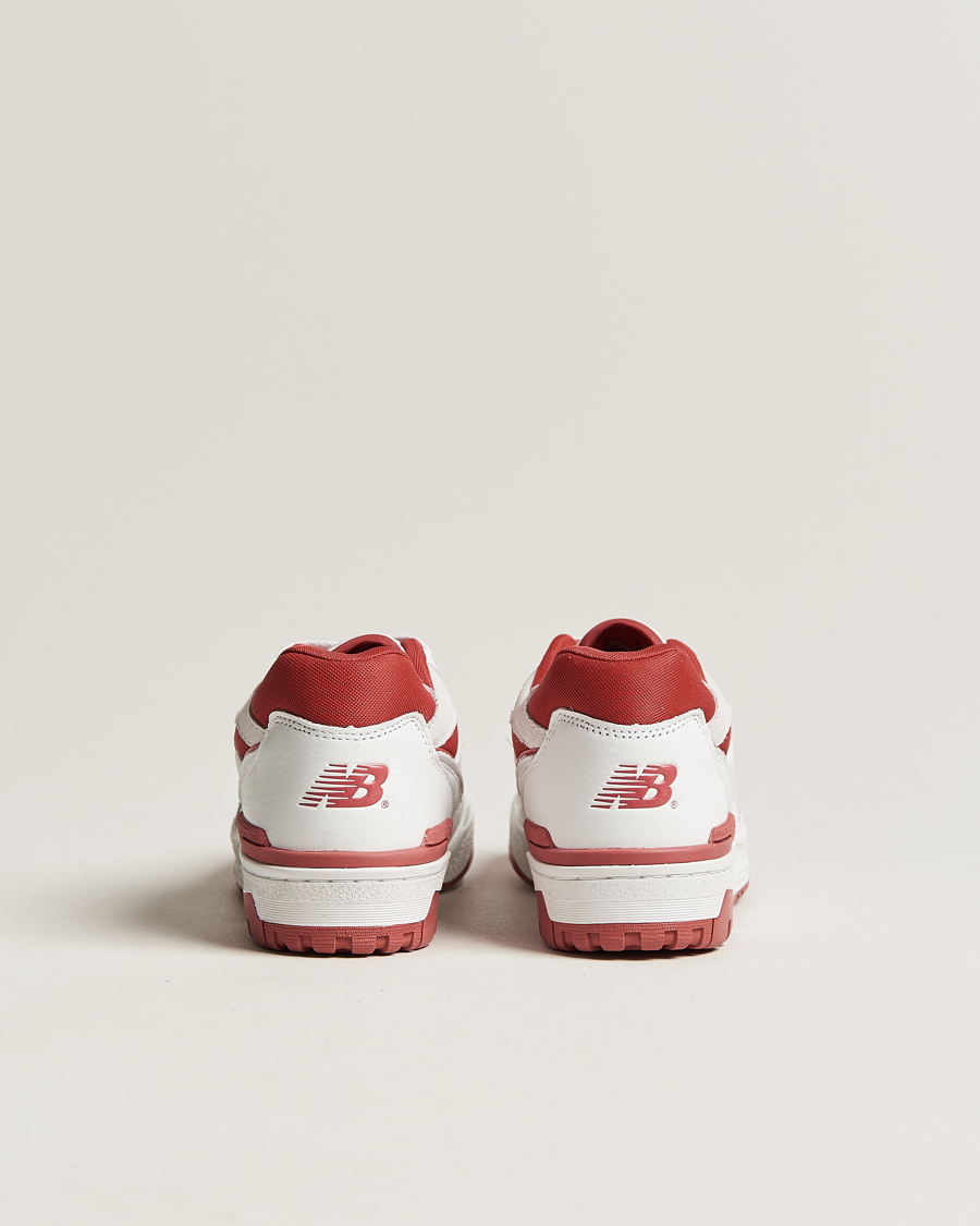 Herren | New Balance 550 Sneakers White/Red | New Balance | 550 Sneakers White/Red