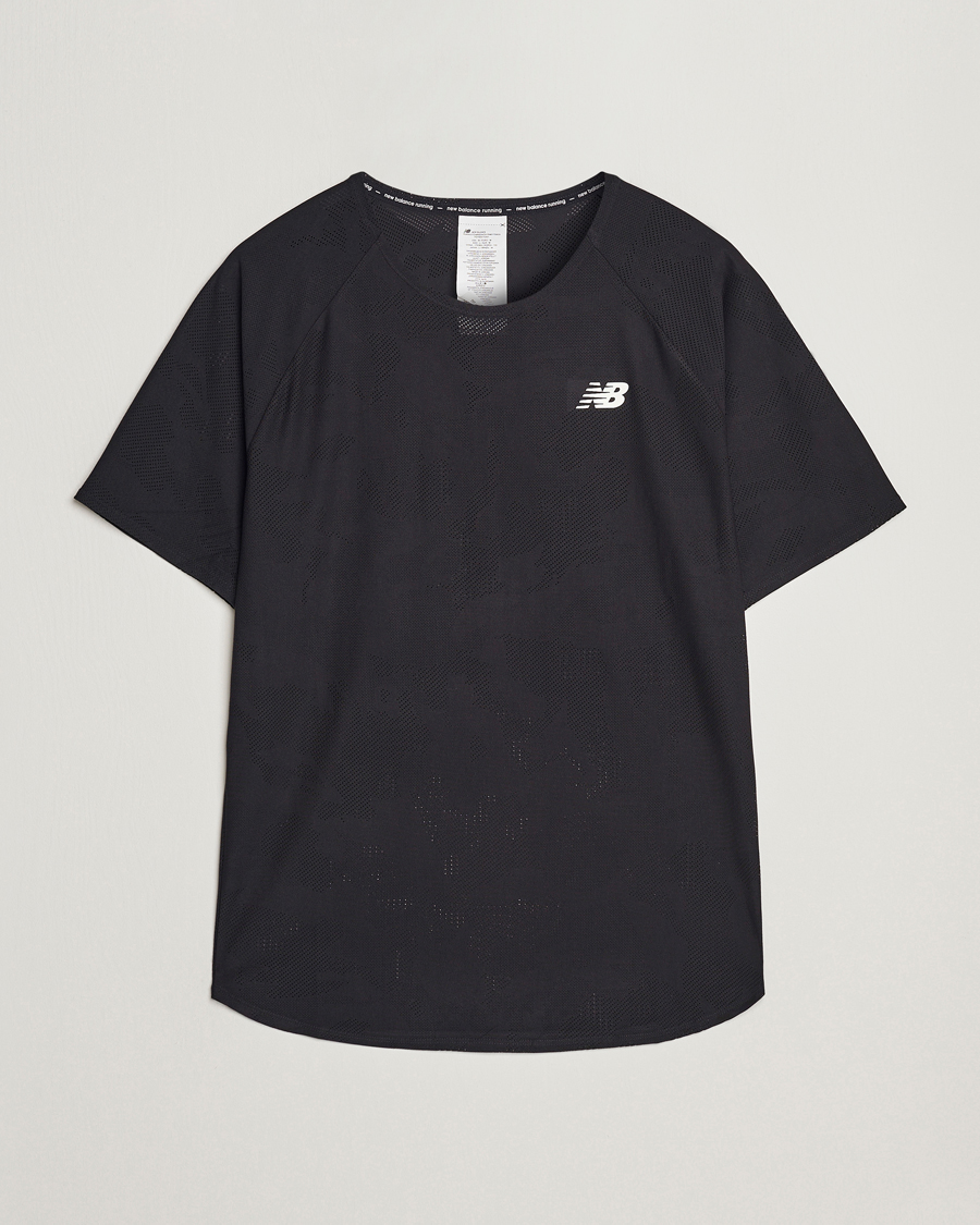 Herren | T-Shirts | New Balance | Running Q Speed Jacquard T-Shirt Black