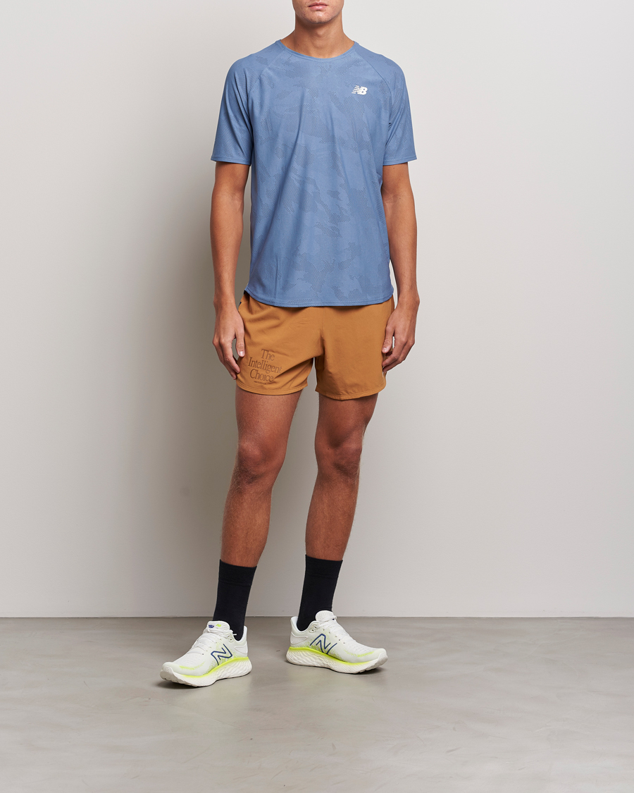 Herren | T-Shirts | New Balance | Running Q Speed Jacquard T-Shirt Mercury Blue