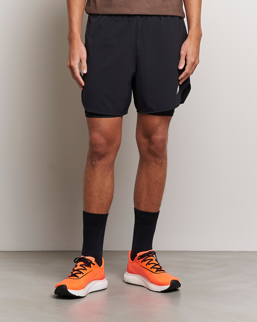 Herren | Shorts | New Balance | Running Q Speed 2 in 1 Shorts Black