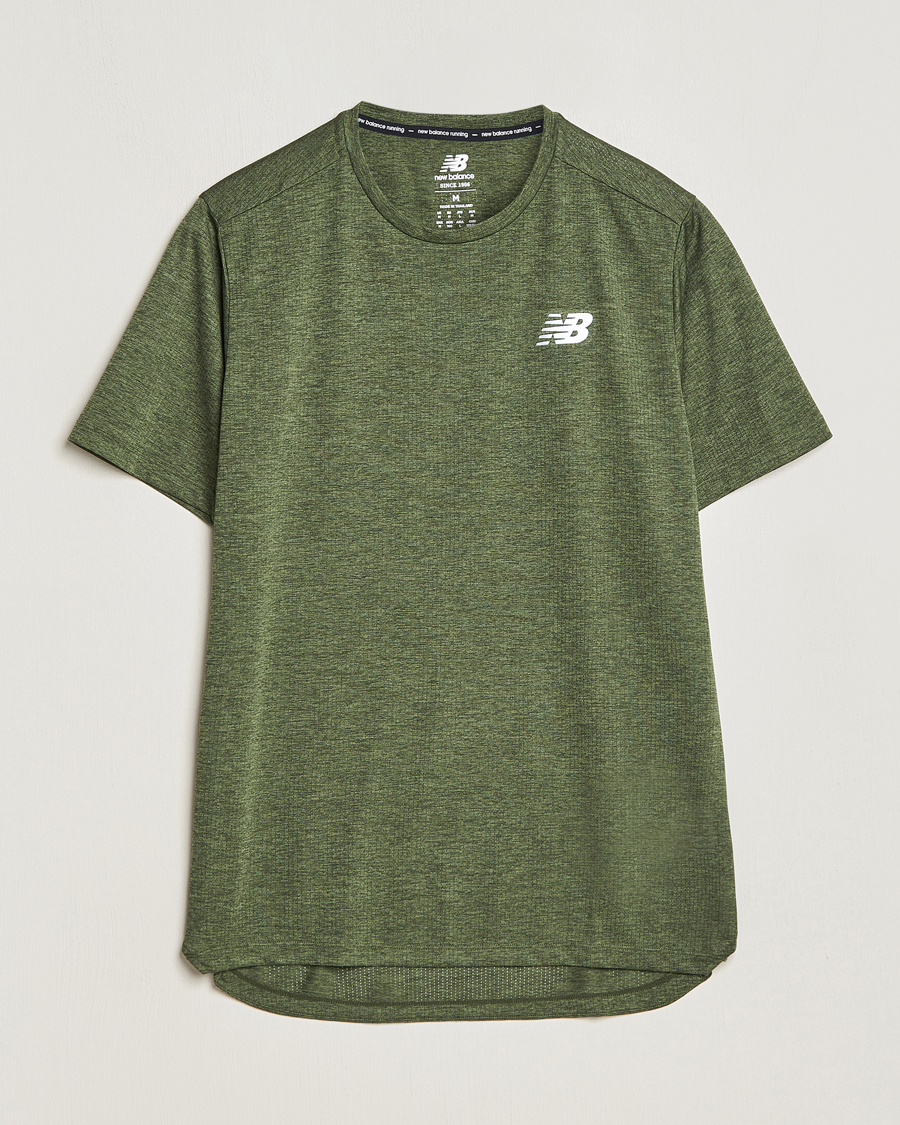 Herren | T-Shirts | New Balance | Running Impact Run T-Shirt Kombu Heather
