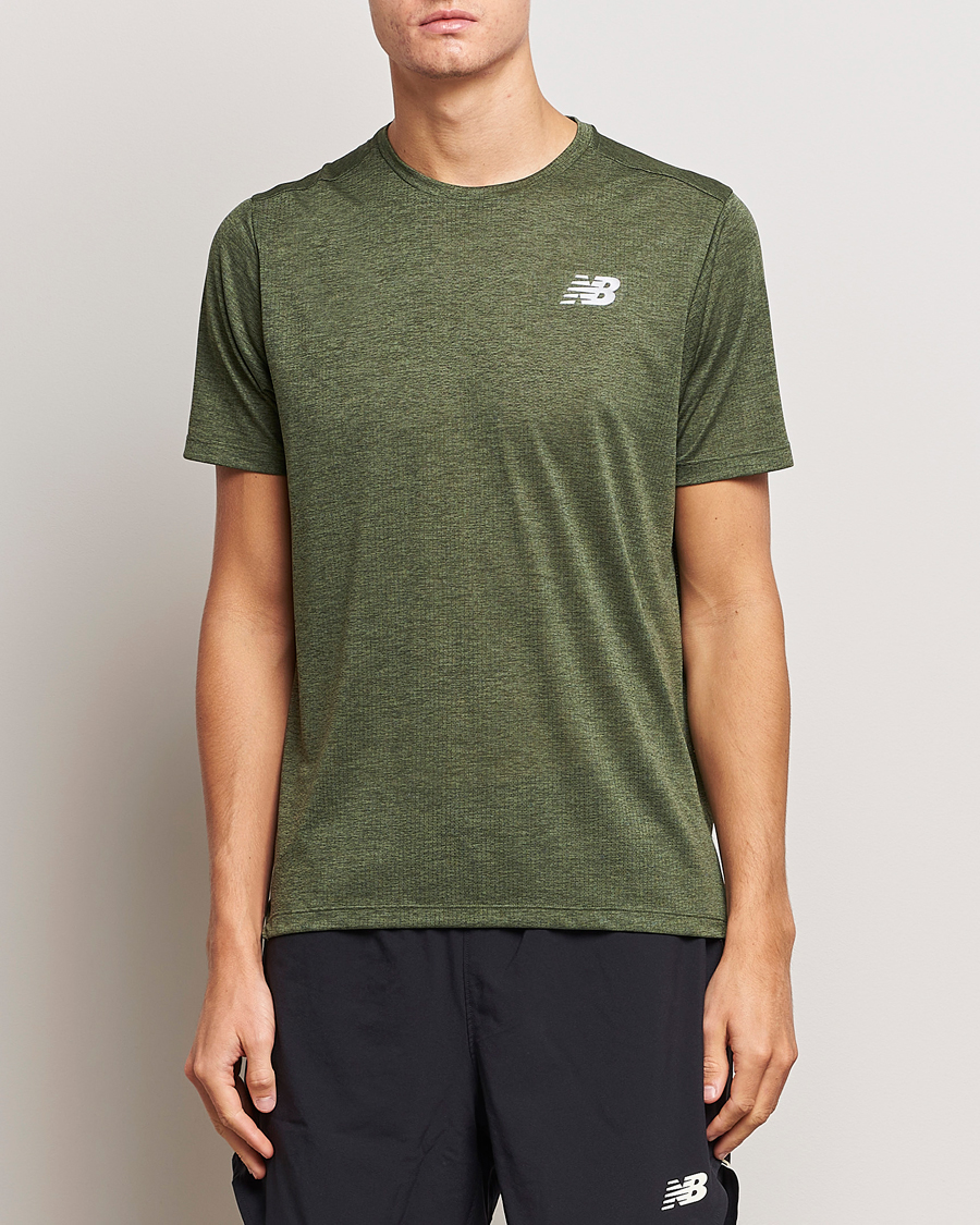 Herren | T-Shirts | New Balance | Running Impact Run T-Shirt Kombu Heather