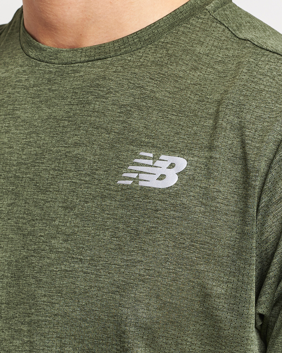 Herren | T-Shirts | New Balance | Running Impact Run T-Shirt Kombu Heather