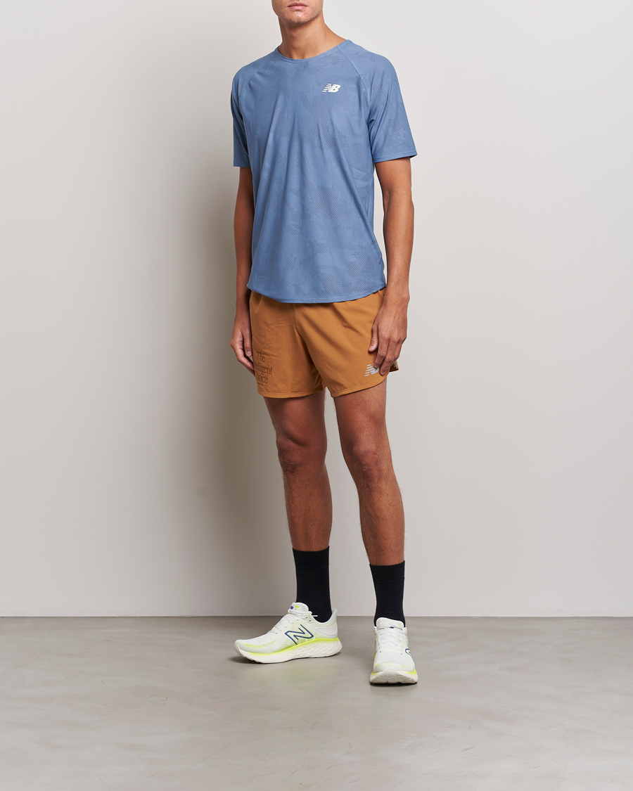 Herren | Shorts | New Balance | Running Impact Run 5 Inch Shorts Tobacco