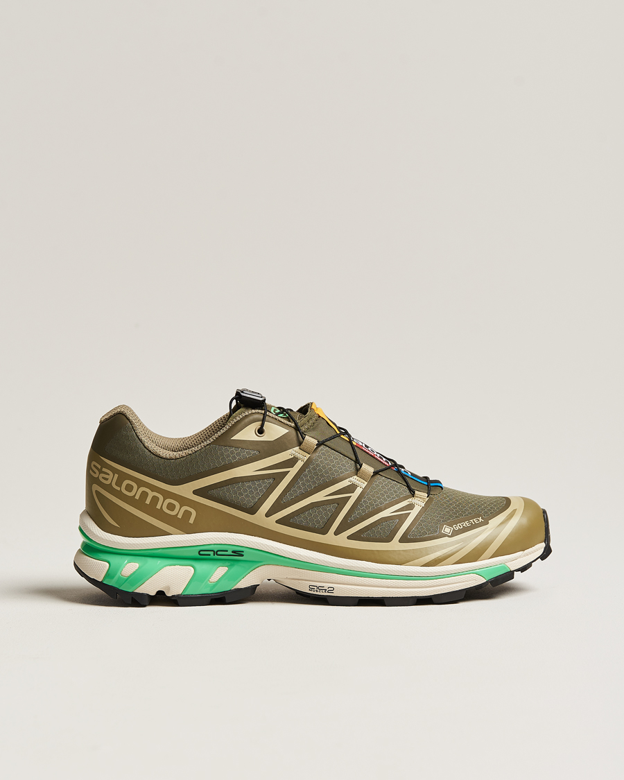 Herren | Salomon XT-6 GTX Sneakers Olive Night/Dried Herb | Salomon | XT-6 GTX Sneakers Olive Night/Dried Herb
