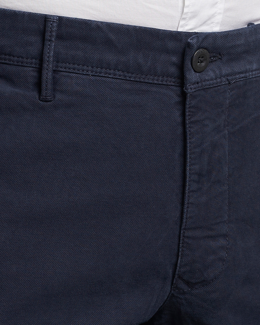 Herren | Hosen | Incotex | Slim Fit Garment Dyed Slacks Navy
