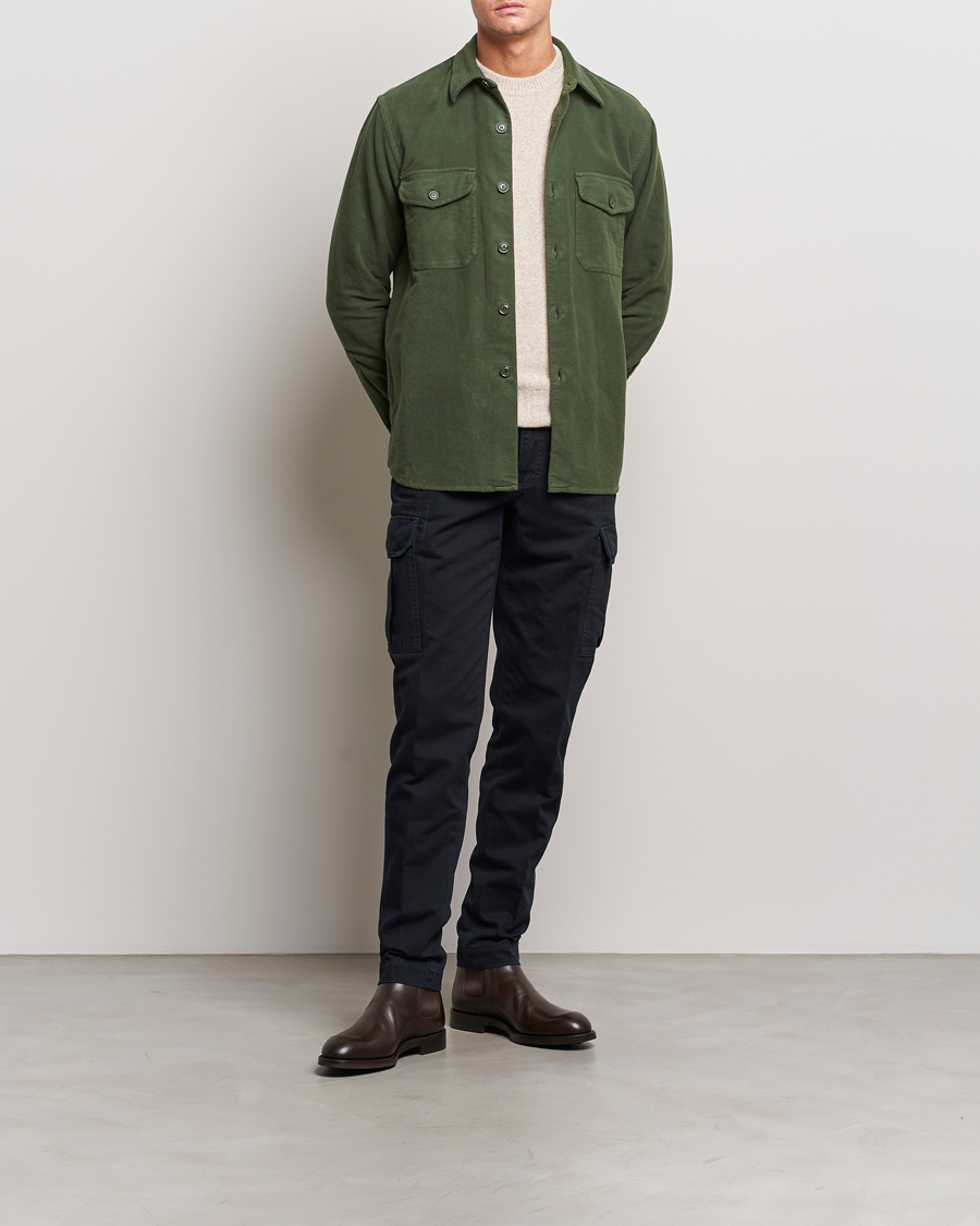 Herren | Hosen | Incotex | Slim Fit Cargo Pants Navy