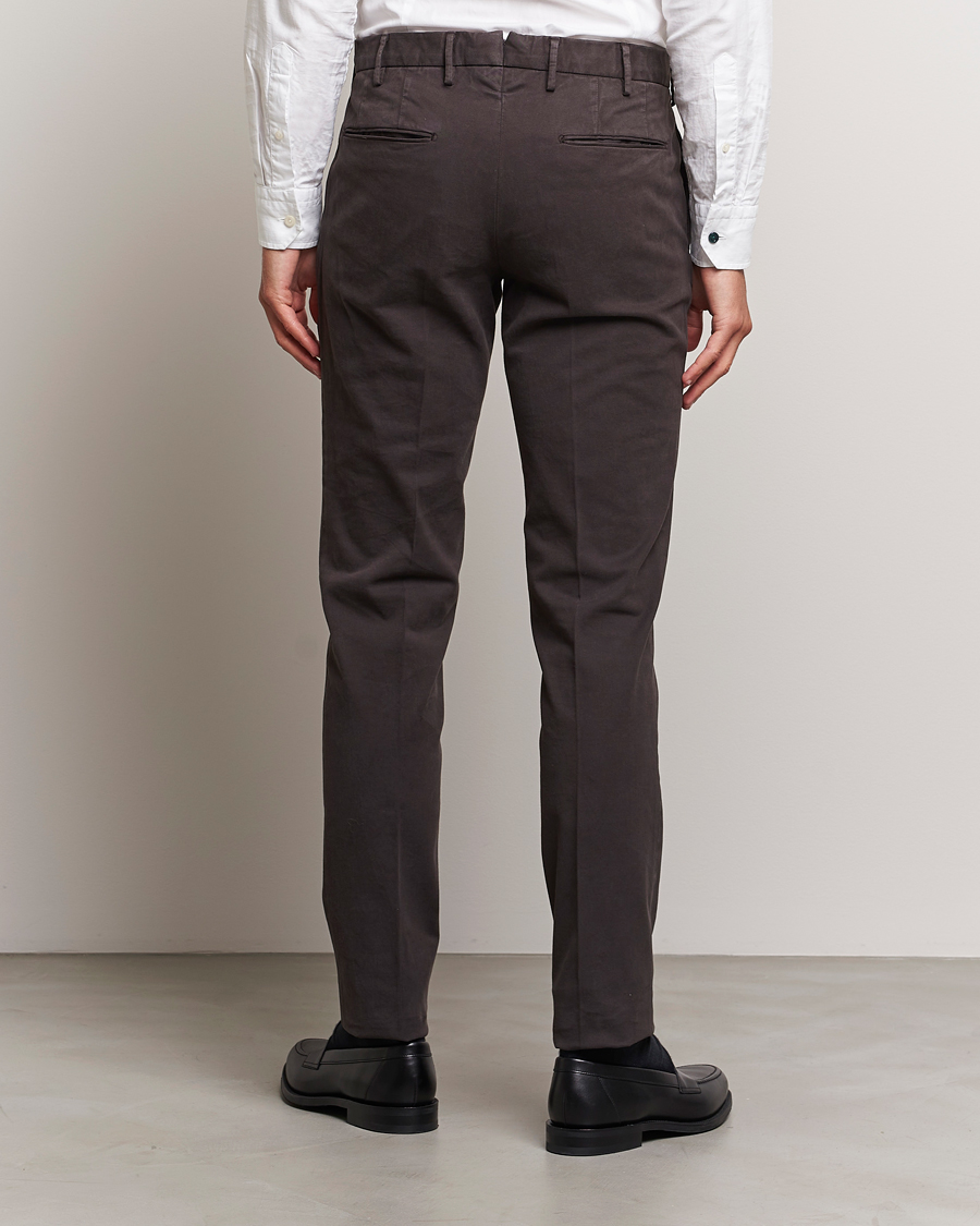 Herren | Hosen | Incotex | Slim Fit Cotton Stretch Chinos Dark Brown
